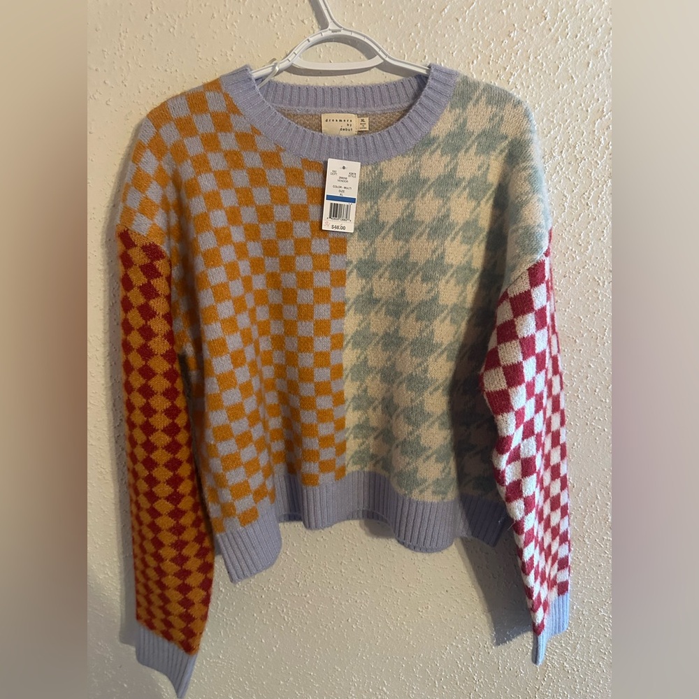Patterned Multicolor Sweater